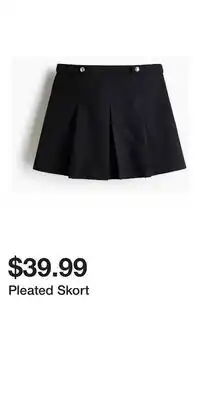 H&M Pleated Skort offer