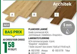 BMR PLANCHER LAMINÉ offer