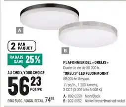 BMR PLAFONNIER DEL ORELIS offer