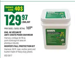 BMR ENS. DE SÉCURITÉ ANTI-CHUTE POUR COUVREUR offer