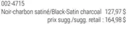 BMR Noir-charbon satiné/Black-Satin charcoal offer