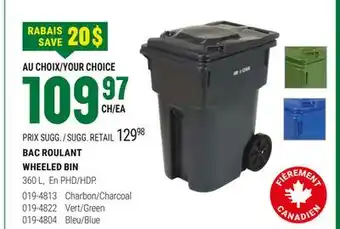BMR BAC ROULANT offer