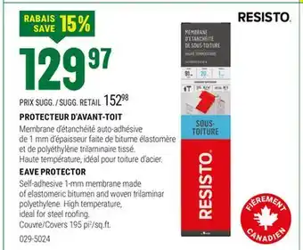 BMR PROTECTEUR D'AVANT-TOIT offer