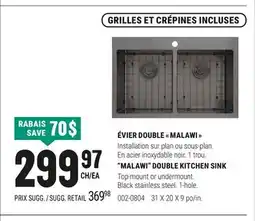 BMR ÉVIER DOUBLE MALAWI offer