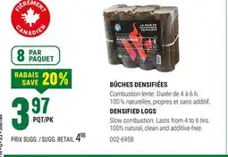 BMR BÛCHES DENSIFIÉES offer