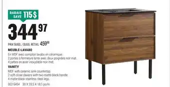 BMR MEUBLE-LAVABO offer