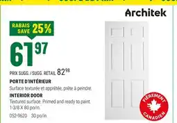 BMR PORTE D'INTÉRIEUR offer