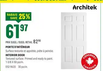 BMR PORTE D'INTÉRIEUR offer