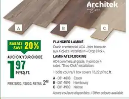 BMR PLANCHER LAMINÉ offer