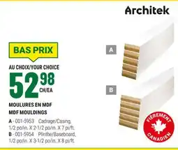 BMR MOULURES EN MDF offer