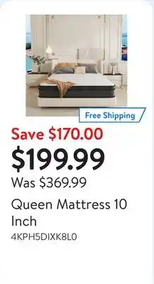 Walmart Queen Mattress 10 Inch offer