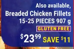 M & M Food Market Breaded Chicken Fillets offer
