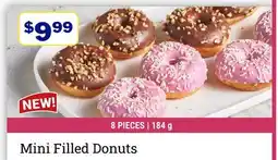 M & M Food Market Mini Filled Donuts offer