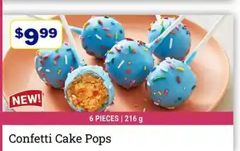 M & M Food Market Confetti Cake Pops offer