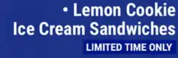 M & M Food Market Lemon Cookie Ice Cream Sandwiches offer