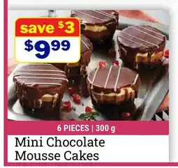 M & M Food Market Mini Chocolate Mousse Cakes offer
