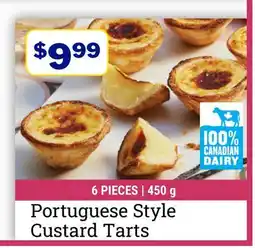 M & M Food Market Portuguese Style Custard Tarts offer