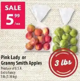 Co-op Pink Lady or Granny Smith Apples offer