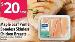Co-op Maple Leaf Prime Boneless Skinless Chicken Breasts offer