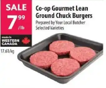Co-op Co-op Gourmet Lean Ground Chuck Burgers offer