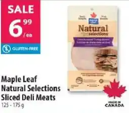 Co-op Maple Leaf Natural Selections Sliced Deli Meats offer