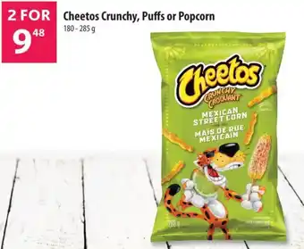 Co-op Cheetos Crunchy, Puffs or Popcorn offer