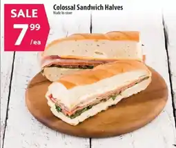Co-op Colossal Sandwich Halves offer