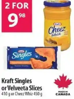 Co-op Kraft Singles or Velveeta Slices offer