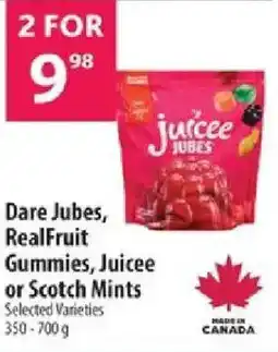 Co-op Dare Jubes, RealFruit Gummies, Juicee or Scotch Mints offer