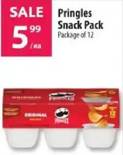 Co-op Pringles Snack Pack offer
