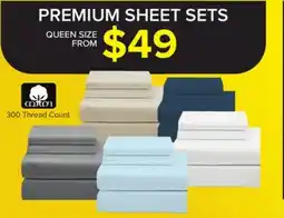 Leon's PREMIUM SHEET SETS offer