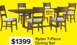 Leon's Raylan 7-Piece Extendable Dining Set - Brown offer