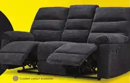 Leon's Lucie Reclining Sofa - Charcoal offer