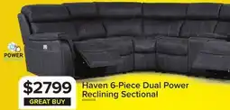 Leon's Haven 6-Piece Dual Power Reclining Sectional offer