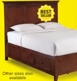 Leon's San Mateo 3-Piece Queen Storage Bed - Tuscan offer