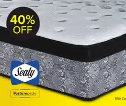 Leon's Sealy Posturepedic Correct Comfort III Firm Eurotop Queen Mattress offer