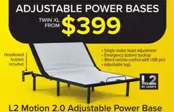 Leon's L2 Motion Twin XL Adjustable Base 2.0 offer