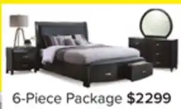 Leon's Cinema 6-Piece Queen Storage Bedroom Package - Charcoal offer