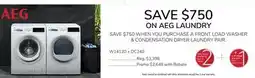 Goemans Appliances AEG LAUNDRY offer