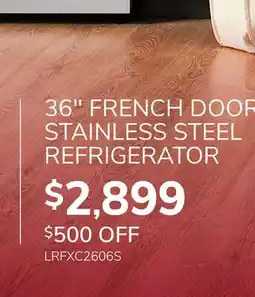 Goemans Appliances LG 36 FRENCH DOOR STAINLESS STEEL REFRIGERATOR offer