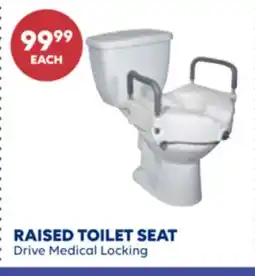 Wellwise by Shoppers Drive Medical Locking RAISED TOILET SEAT offer