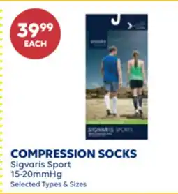 Wellwise by Shoppers Sigvaris Sport COMPRESSION SOCKS offer