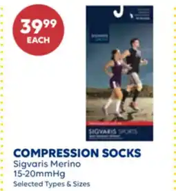 Wellwise by Shoppers Sigvaris Merino COMPRESSION SOCKS offer