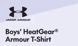 Sport Chek UNDER ARMOR BOYS' HEATGEAR ARMOUR T-SHIRT offer