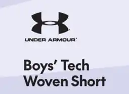 Sport Chek UNDER ARMOUR BOYS' TECH WOVEN SHORT offer