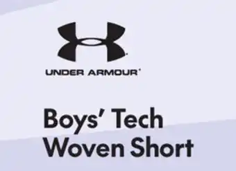 Sport Chek UNDER ARMOUR BOYS' TECH WOVEN SHORT offer