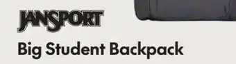Sport Chek JANSPORT BIG STUDENT BACKPACK offer