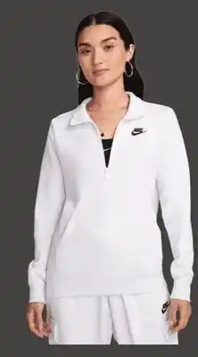 Sport Chek NIKE WOMEN'S CLUB FLEECE STANDARD 1/4 ZIP SWEATSHIRT offer