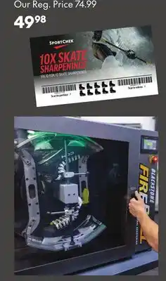 Sport Chek 10X SKATE SHARPENING CARD offer