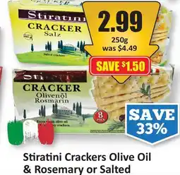 Starsky Stiratini Crackers Olive Oil & Rosemary or Salted offer